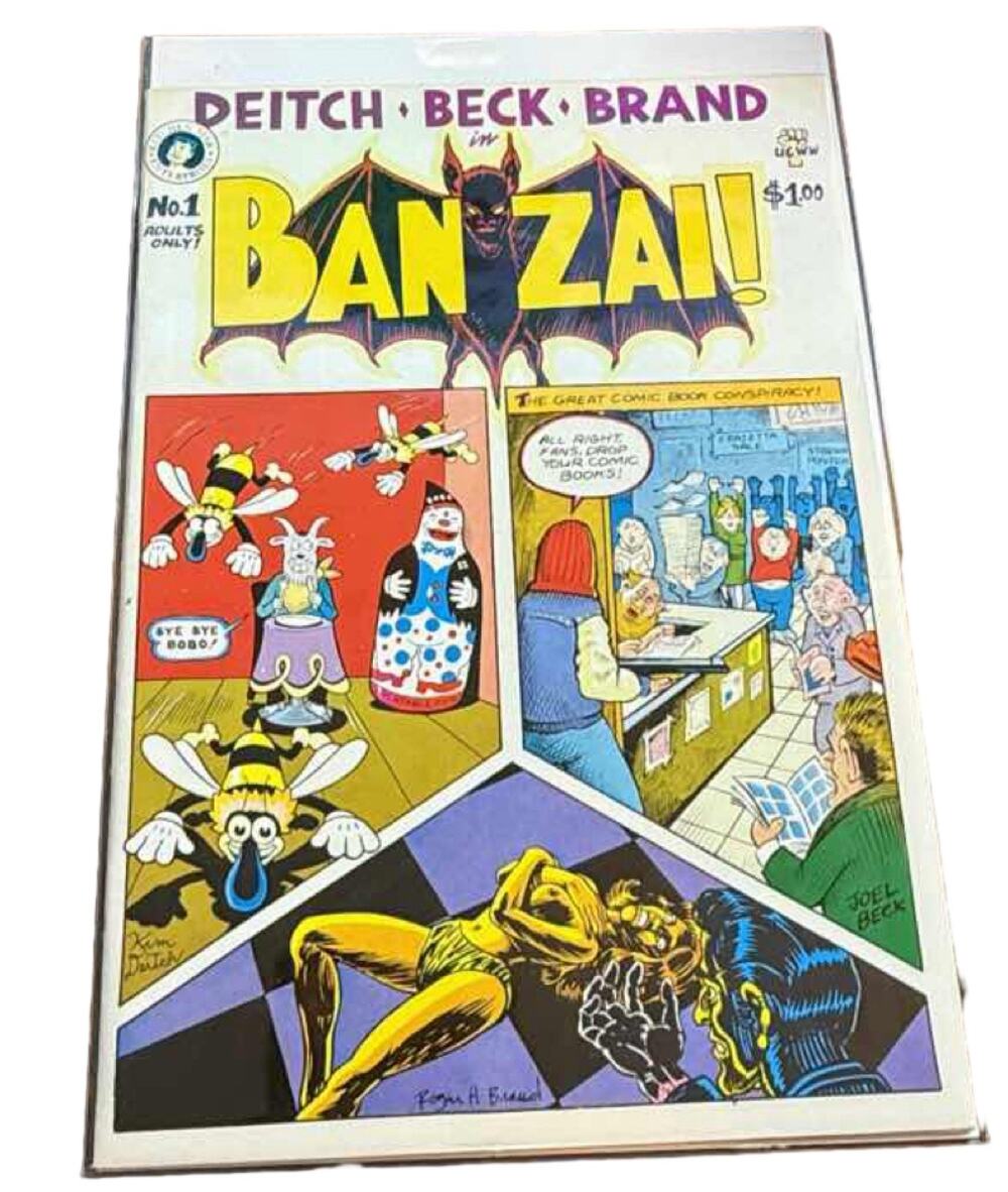 Banzai Comic Book Deitch Beck Brand Kitchen Sink 1978 Underground Comix